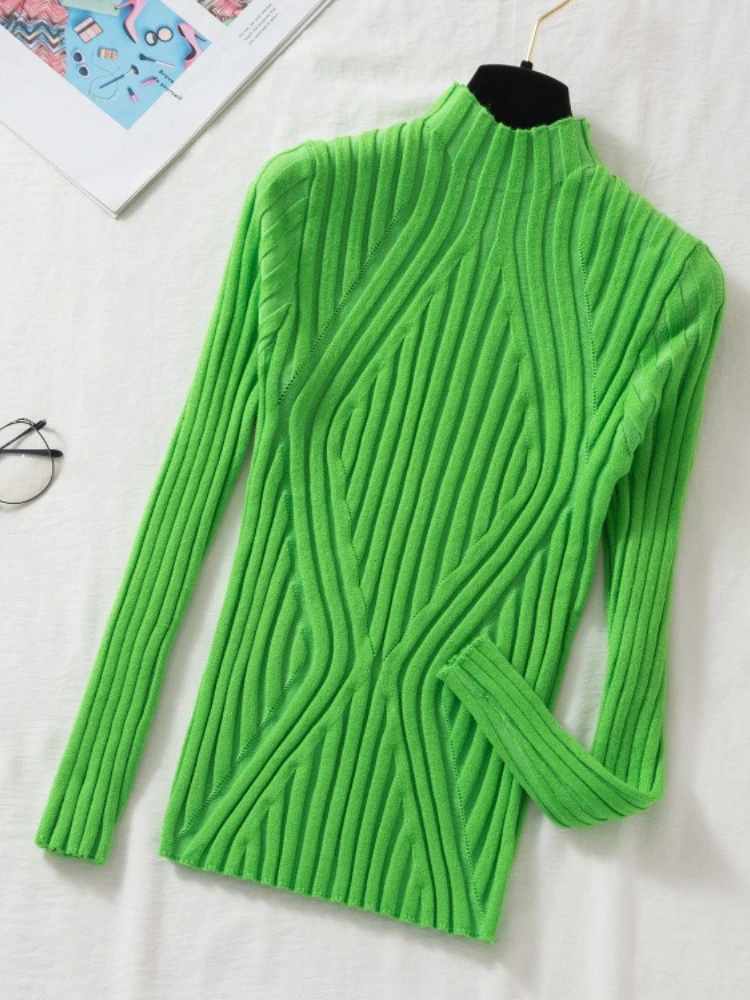 سترة نسائية محبوكة من AOSSVIAO 2025 بلوفرات ذات ياقة مدورة للخريف والشتاء بلوفرات أساسية سترات نسائية بقصة ضيقة باللون الأسود