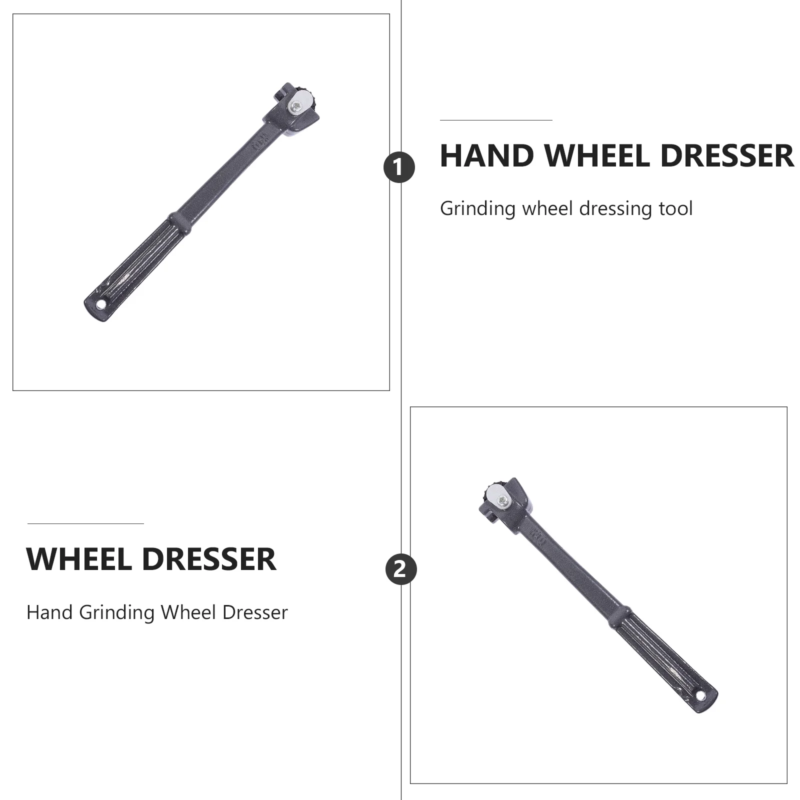 

1Pcs Sanding Wheel Dresser High Precision Star Tooth Cutter Handheld Grinding Trimmer for Multiple Applications Dark Grey