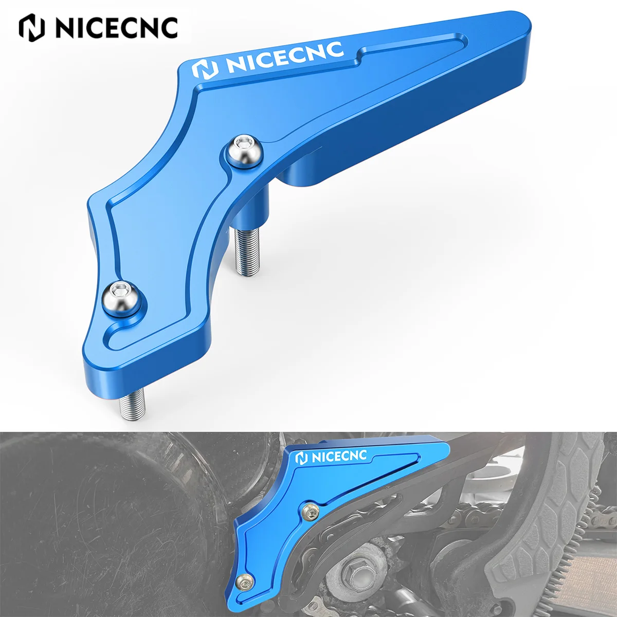 

NICECNC For Husqvarna TE 300 300i TE 250 250i 2017-2023 Motorcycle Chain Case Saver Sprocket Guard Cover TX 300 TC 250 2017-2022