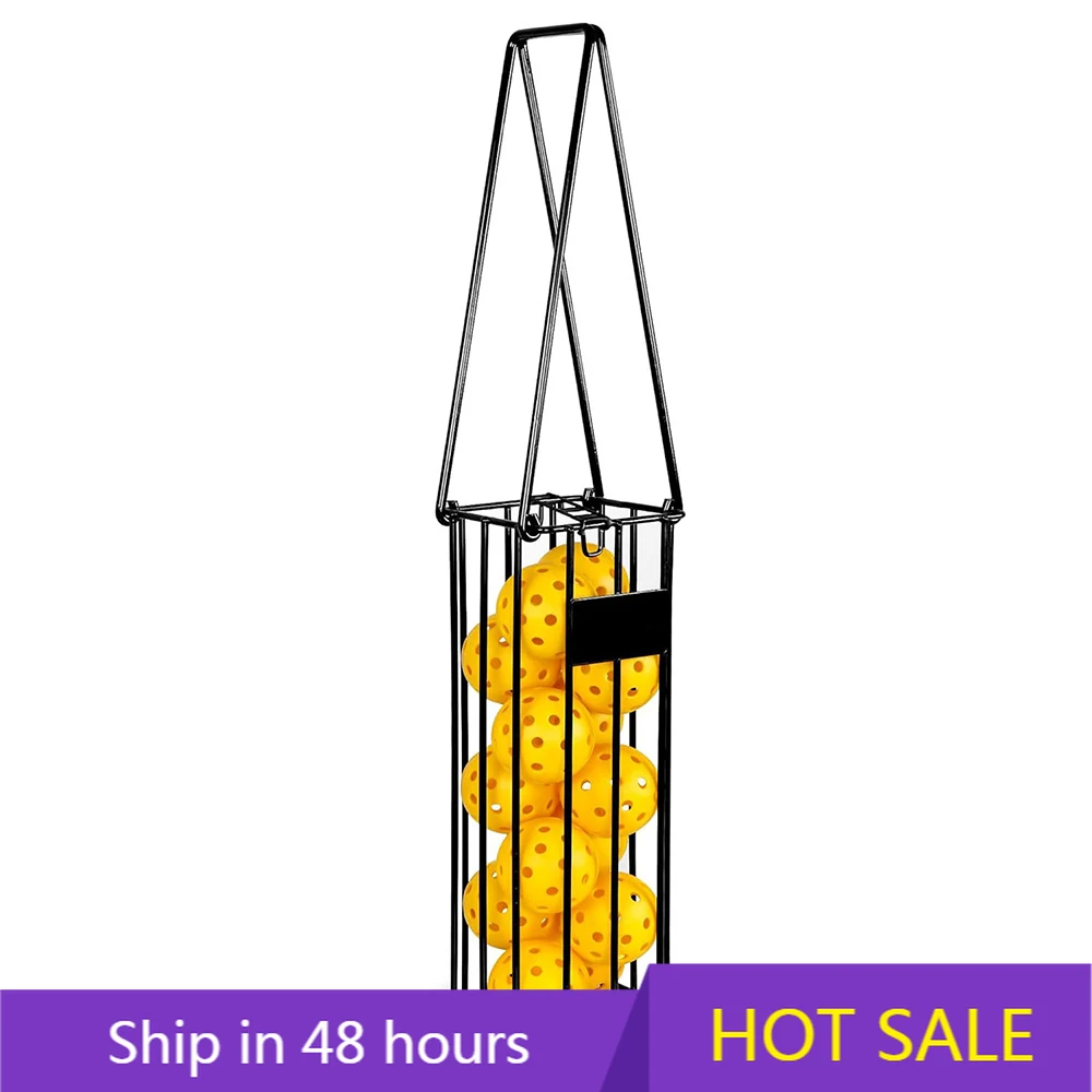 

YTYIN Pickleball Premium 40 Holes Pickleball Balls for Outdoor Sport with Handle Picker Highly Durable