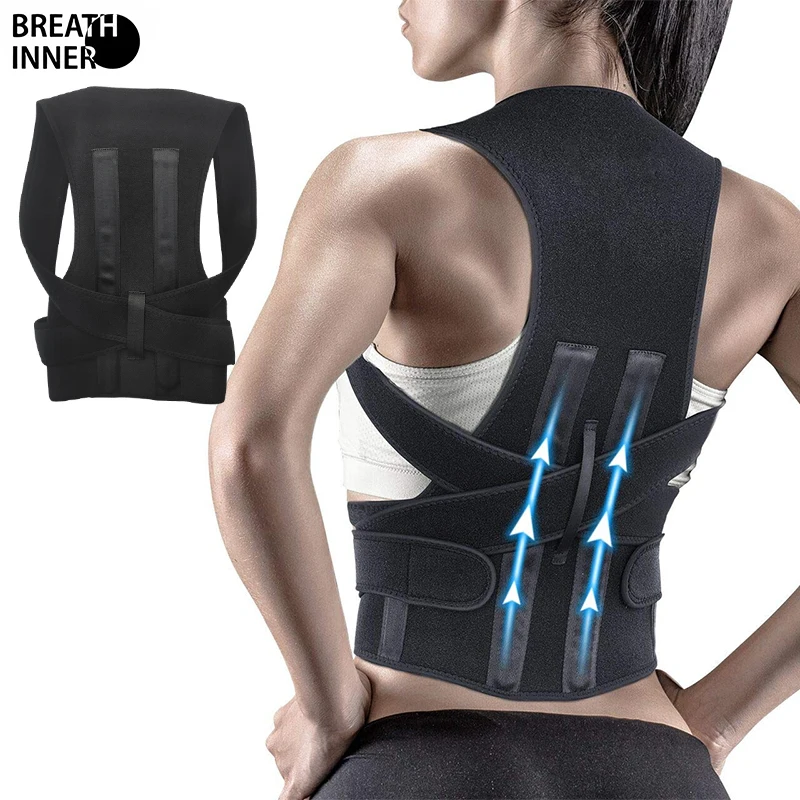 

Back Brace Support Straightener Posture Corrector Men Women Spinal Neck Back Shoulder Pain Relief Hunchback Correction Belt