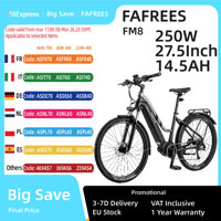 FAFREES FM8 Electric Bike 27.5 inch 250W Mid-drive Motor 25km Max Speed 36V 14.5Ah Battery 100-120km Range APP Control