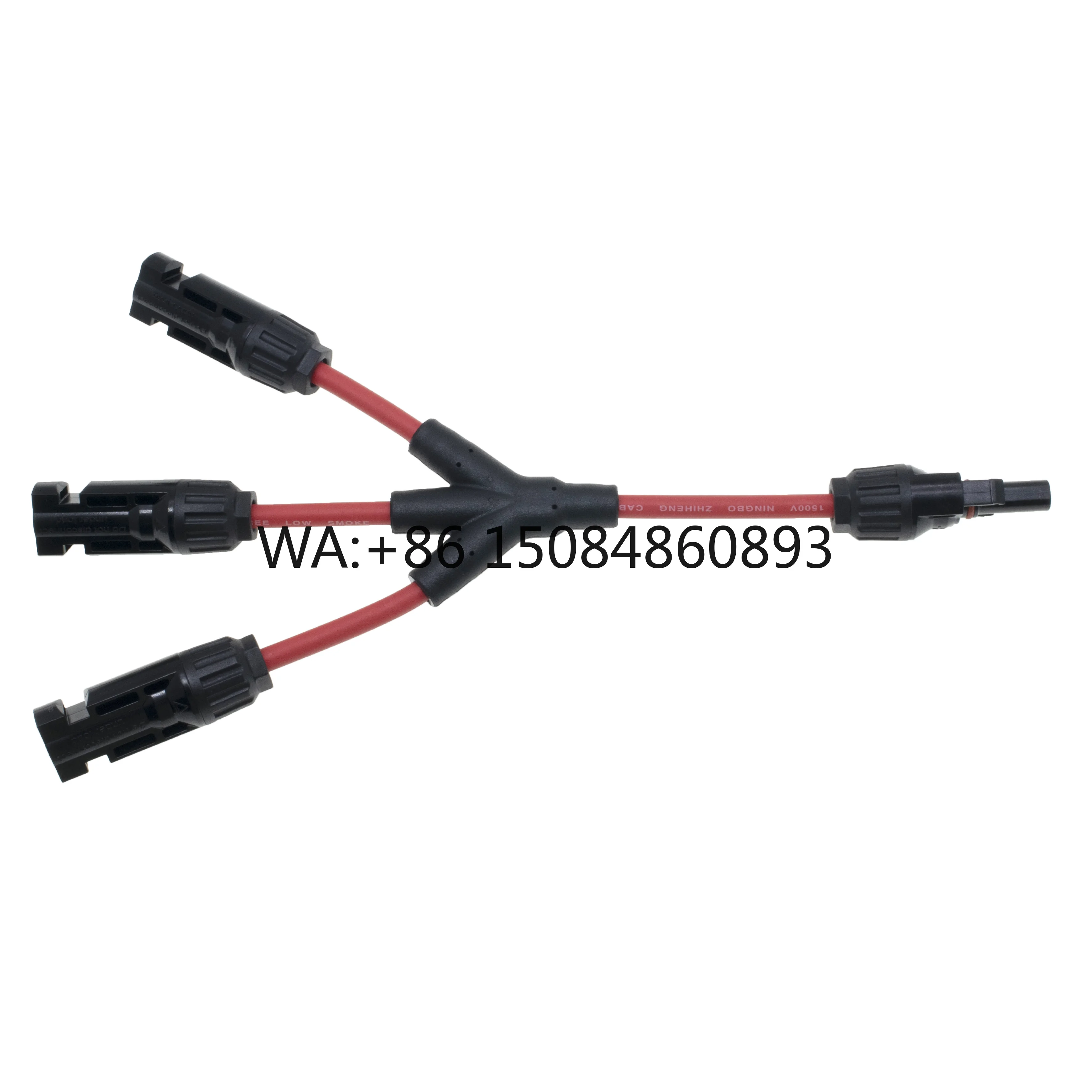 T3 1IN3OUT Branch MC PV Splitter Extension Connector Cable, Circuit Combine Accessories for Grouping Multiple Mini Solar Panels