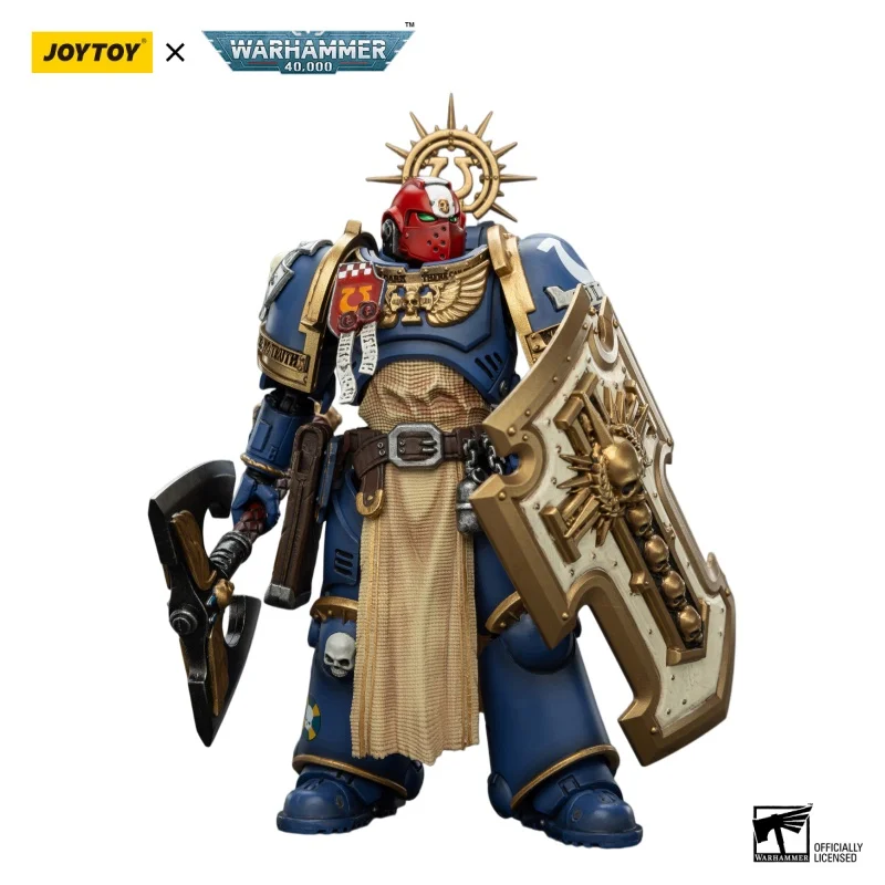 

Фигурка JOYTOY Warhammer 40000/40k Ultramarines Metaurus с топором, щитом и плазменным пистолетом, модель для коллекционирования, подарок