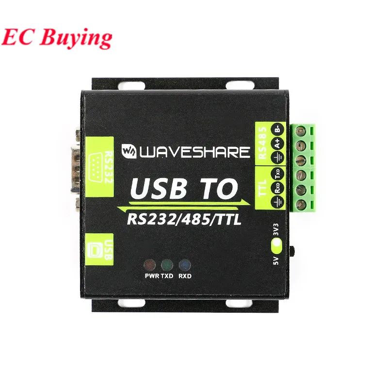 Industrial USB to RS485 Serial Converter RS-485 232/422/TTL Half Duplex FT232RL Communication Module CH343G Win8 10 Linux Mac