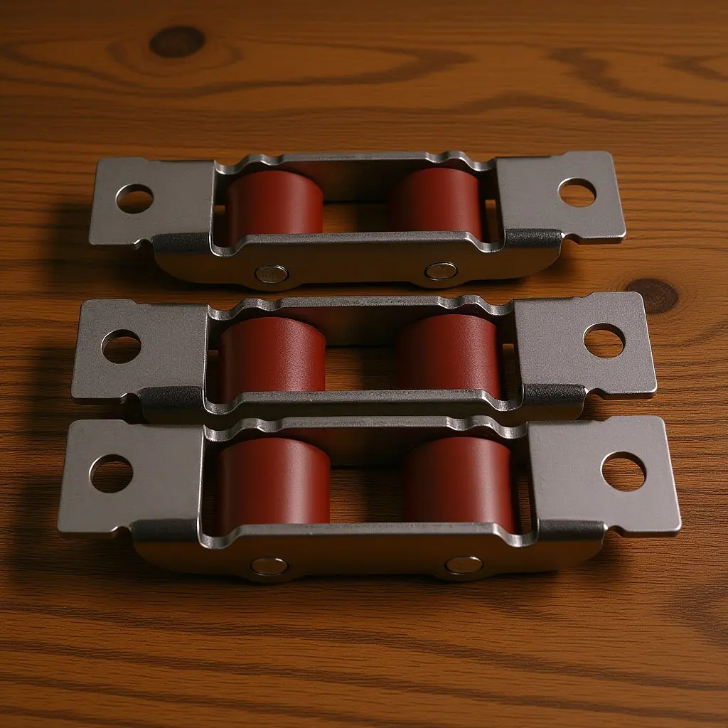 

4Pcs Sliding Door Rollers Replacement Premium Stainless Steel Copper Bearing Gliding Window Pulley for Heavy Glass Doors Quiet