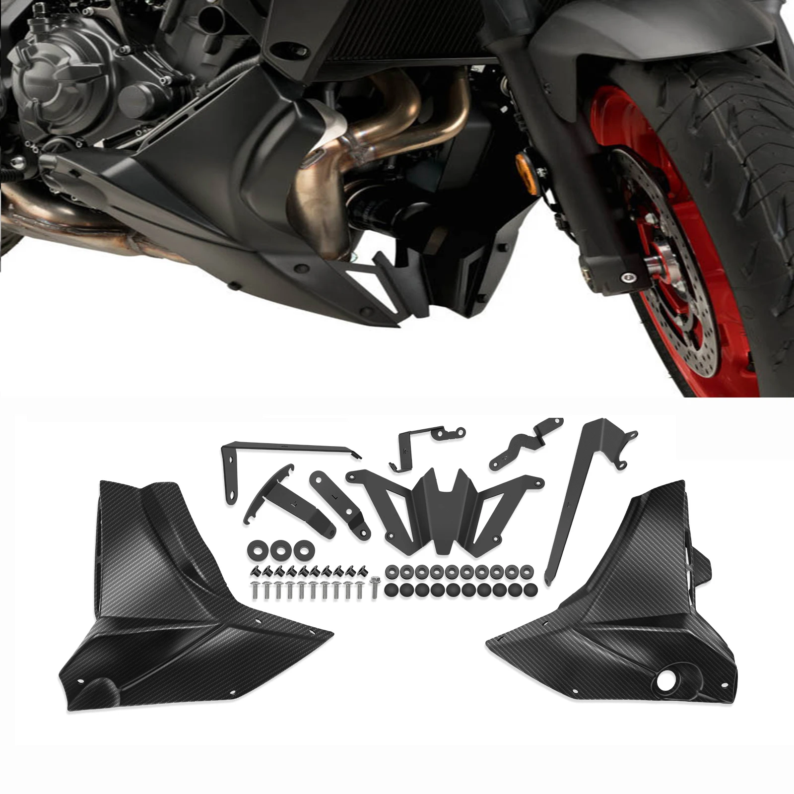 

FOR Engine chassis cover chassis engine shipping chassis protection cover FZ-07 MT-07 MT07 2021-2022 2023 2024