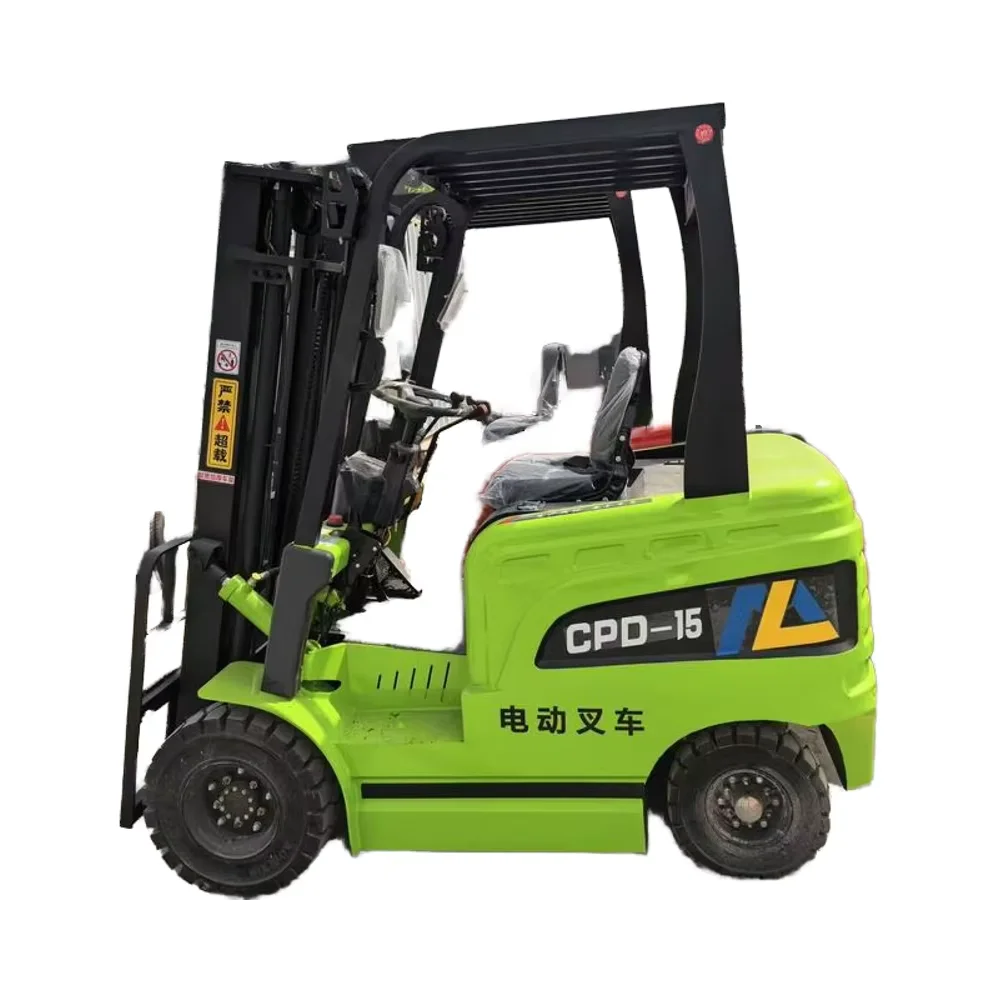 1.5 Ton Electric Forklift with Lithium Battery - Mini Size 3m Lift Height Factory Direct Industrial Warehouse Forklifts