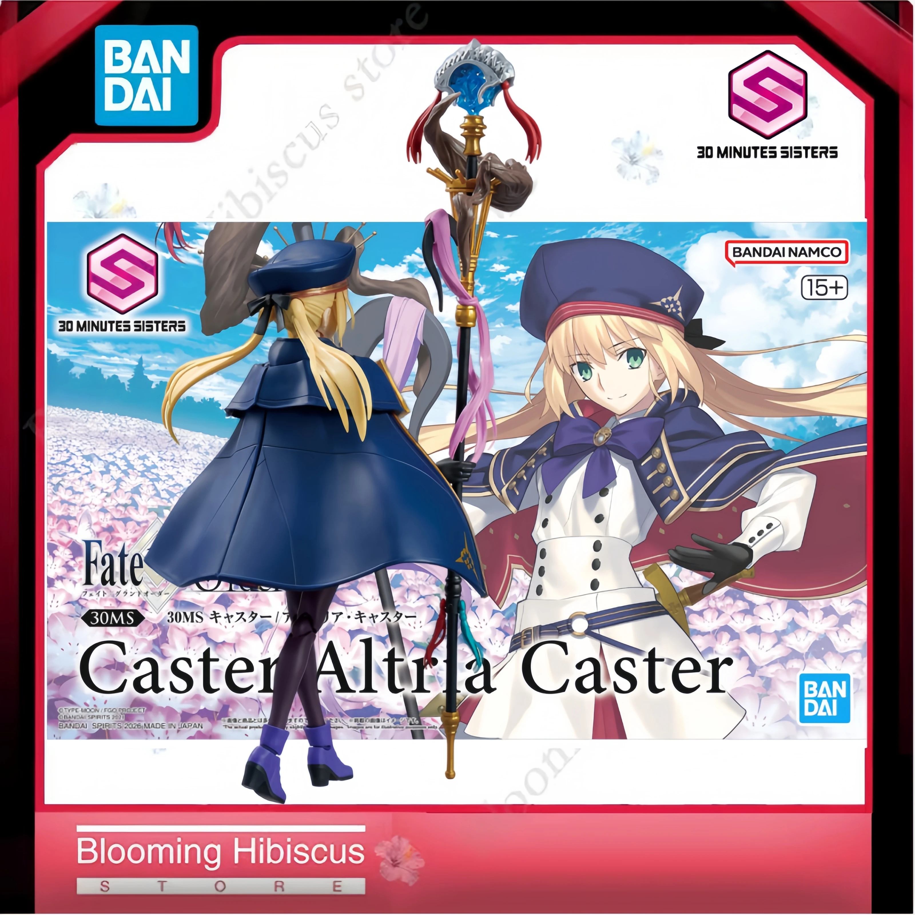 

Bandai Anime Original Plastic Model Kit Action Figure 30MS Caster/Altria Caster (Fate/Grand Order) Toys Collectible Model