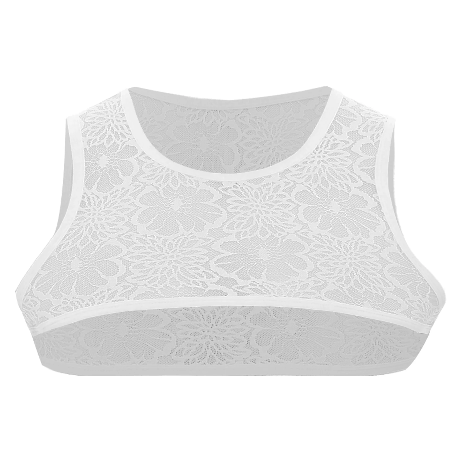 Mini สั้นเสื้อกั๊กผู้ชายกล้ามเนื้อแสดง Bra Top Cross-dressing Transgender บทบาทเล่น Prop Top สําหรับสนุกเกย์ชุดชั้นในชุดนอน