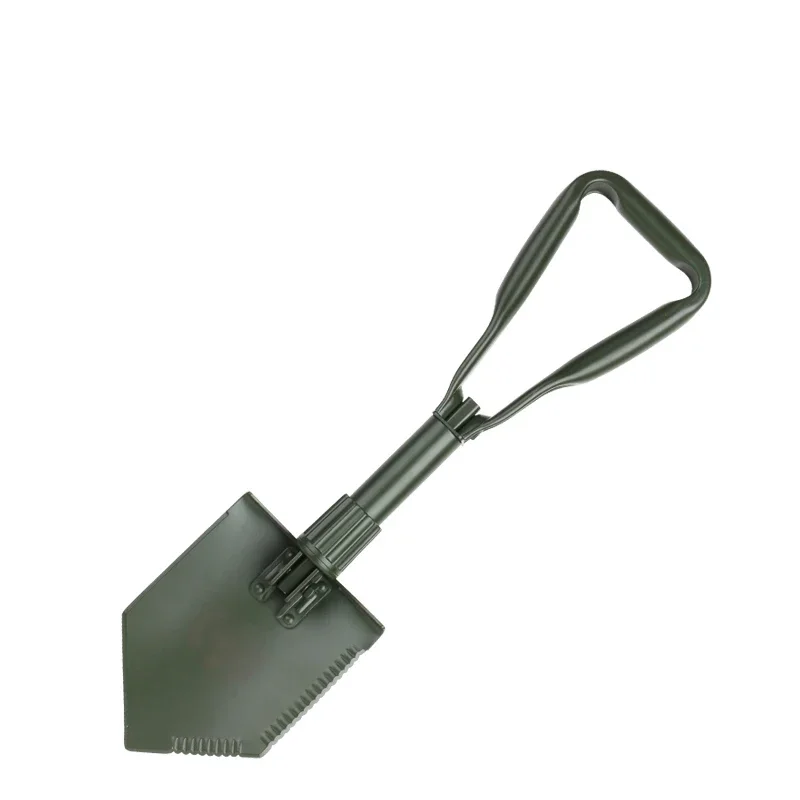 Strong 50 # Manganese Steel, Multi-Function Folding Shovel, Garden Foldable Spade Vehicle Emergency T