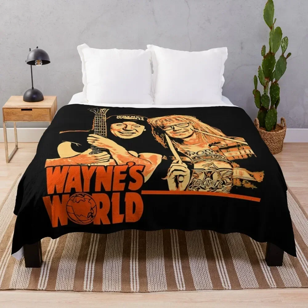 Why Everything You Know About Wayne's World Is A Lie Throw Blanket Moving Decorative Throw christmas gifts Blankets