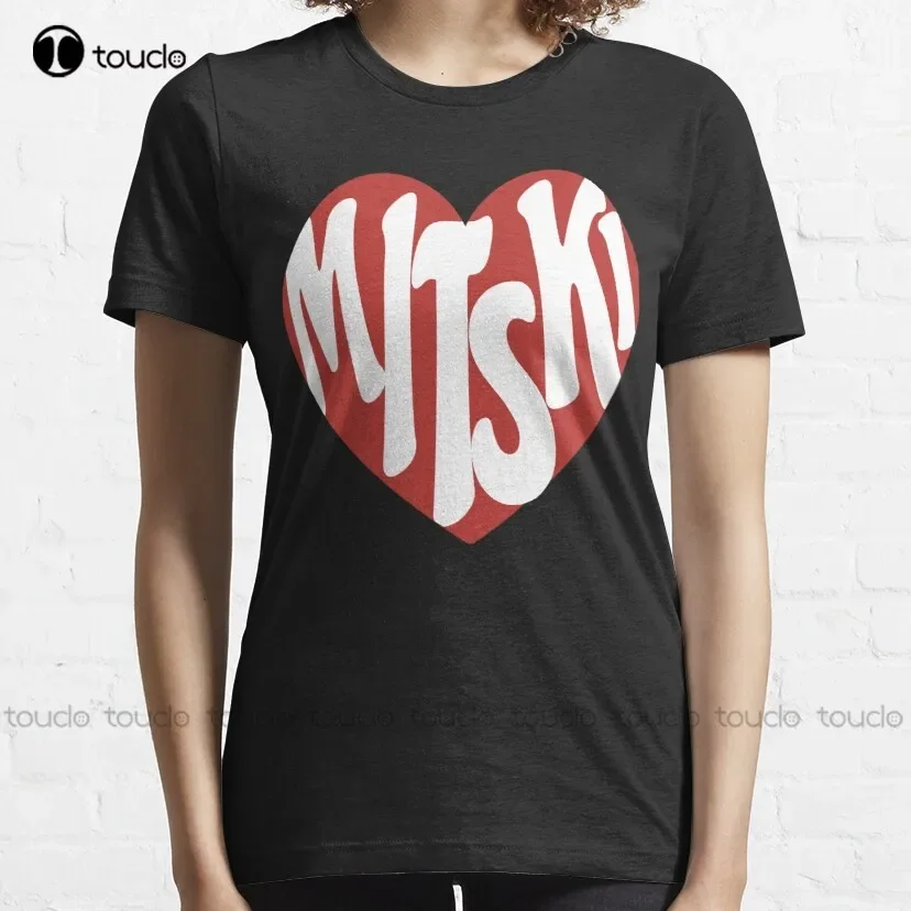 Mitski Heart Logo Sticker Classic T-Shirt T Shirt Dress Custom Aldult Teen Unisex Digital Printing Tee Shirt Xs-5Xl New Cotton