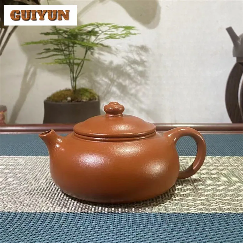 170ml Boutique Yixing Purple Clay Teapots Handmade Pot Raw Ore Downhill Mud Kettle Chinese Zisha Tea Set Tea Ceremony Collection