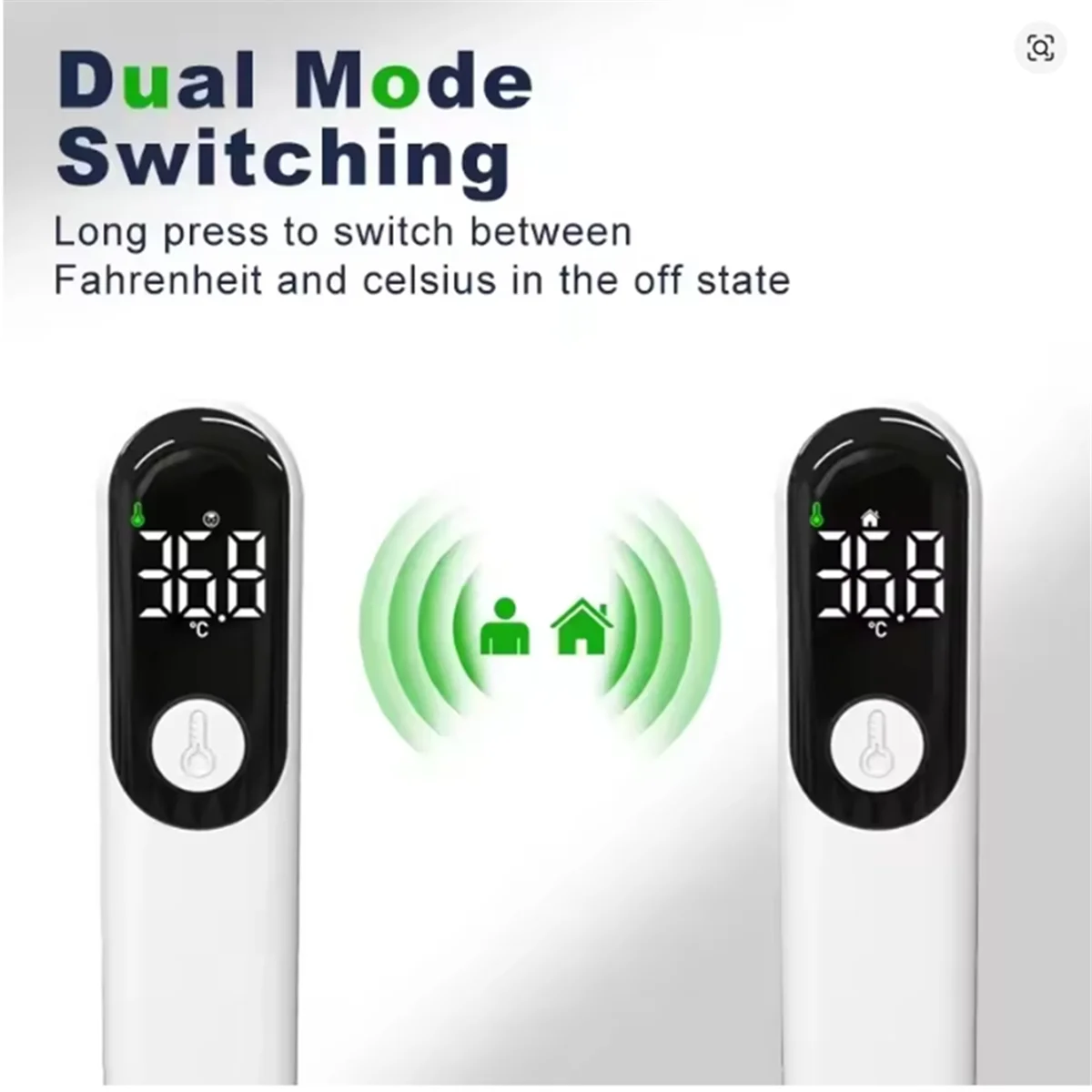 

2025+Medical Forehead Digital Thermometer LED Non Contact Infrared Medical Thermometer Body Temperature Fever for Baby Adults