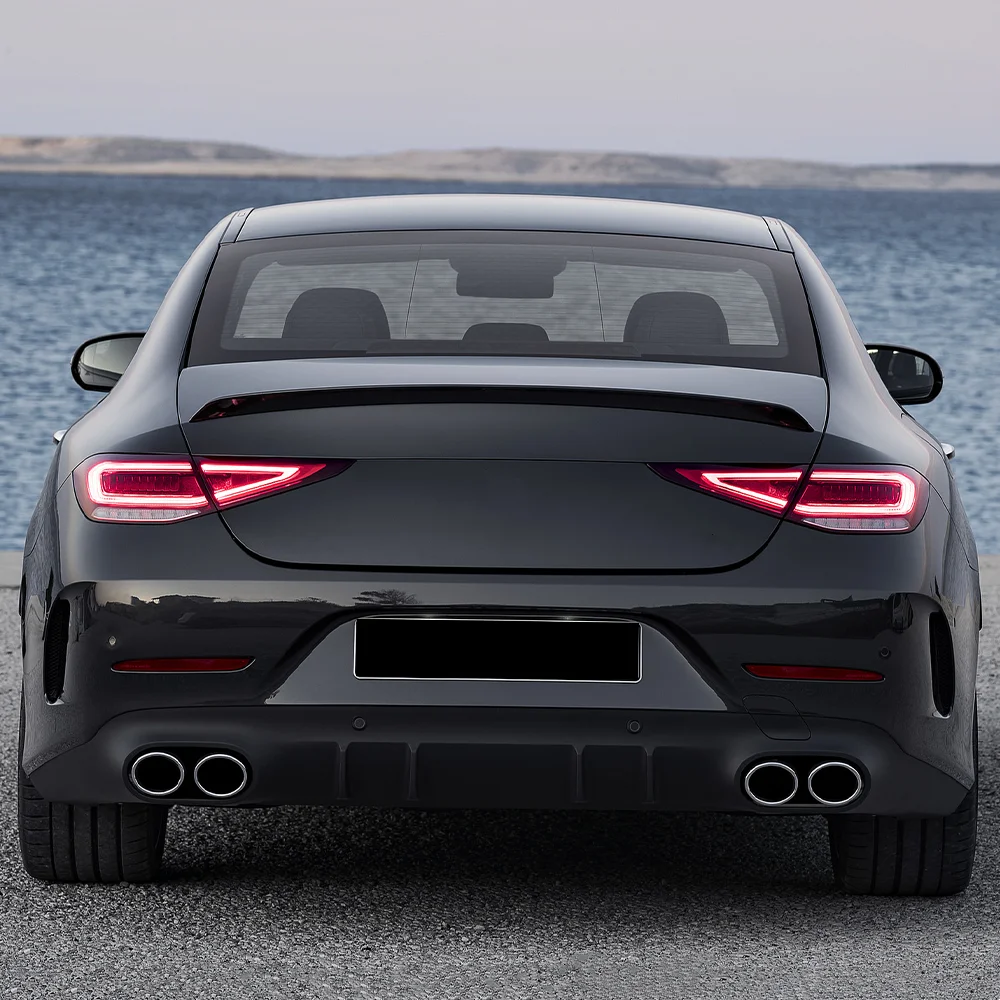 

Car Rear Trunk Spoiler For Mercedes Benz CLS C257 CLS220 CLS260 CLS300 CLS350 CLS400 CLS53 AMG 2018-2023 Rear Roof Wing