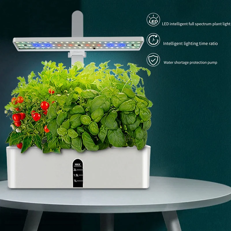 Pompe à Eau Chaude Intelligente Système Hydroponique Lauren, Kit de Jardin Nik, 9 Dosettes, Synchronisation existent, Recommandé, Prise UE Réglable