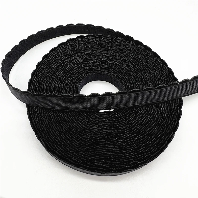 Elastic Crescent Lace Ribbon for Sewing, 10mm Width