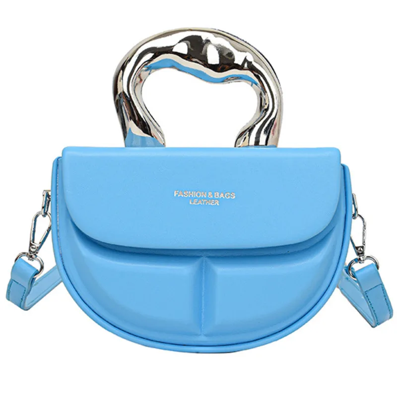 Half Round Messenger Bag Women's One Shoulder Handheld Casual New Fashion Handbags For Women Purse Crossbody High Quality Luxury