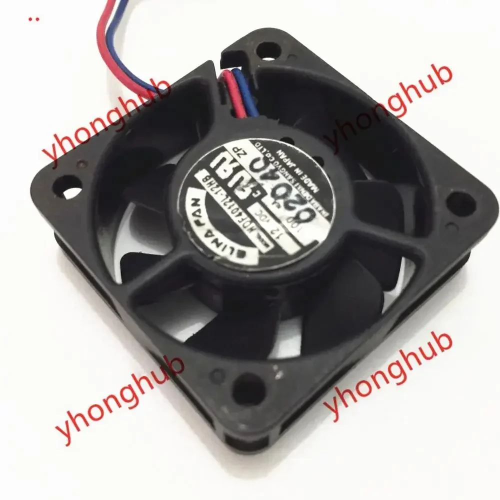 ELINA HDF4012L-12HB DC 12V 100mA 40x40x13mm 2-Wire Server Cooling Fan