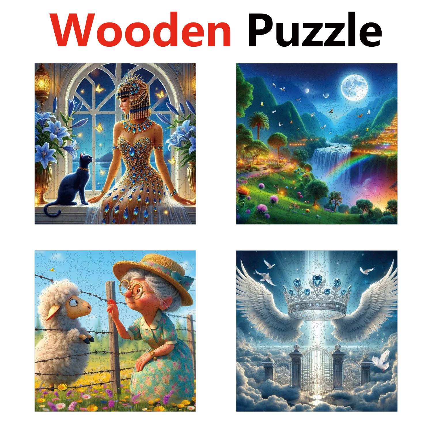 

Cross border hot selling Love Leaf Flying Dragon wood puzzle manufacturer