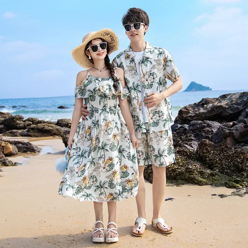 Vacation Family Matching Outfits Beach Set