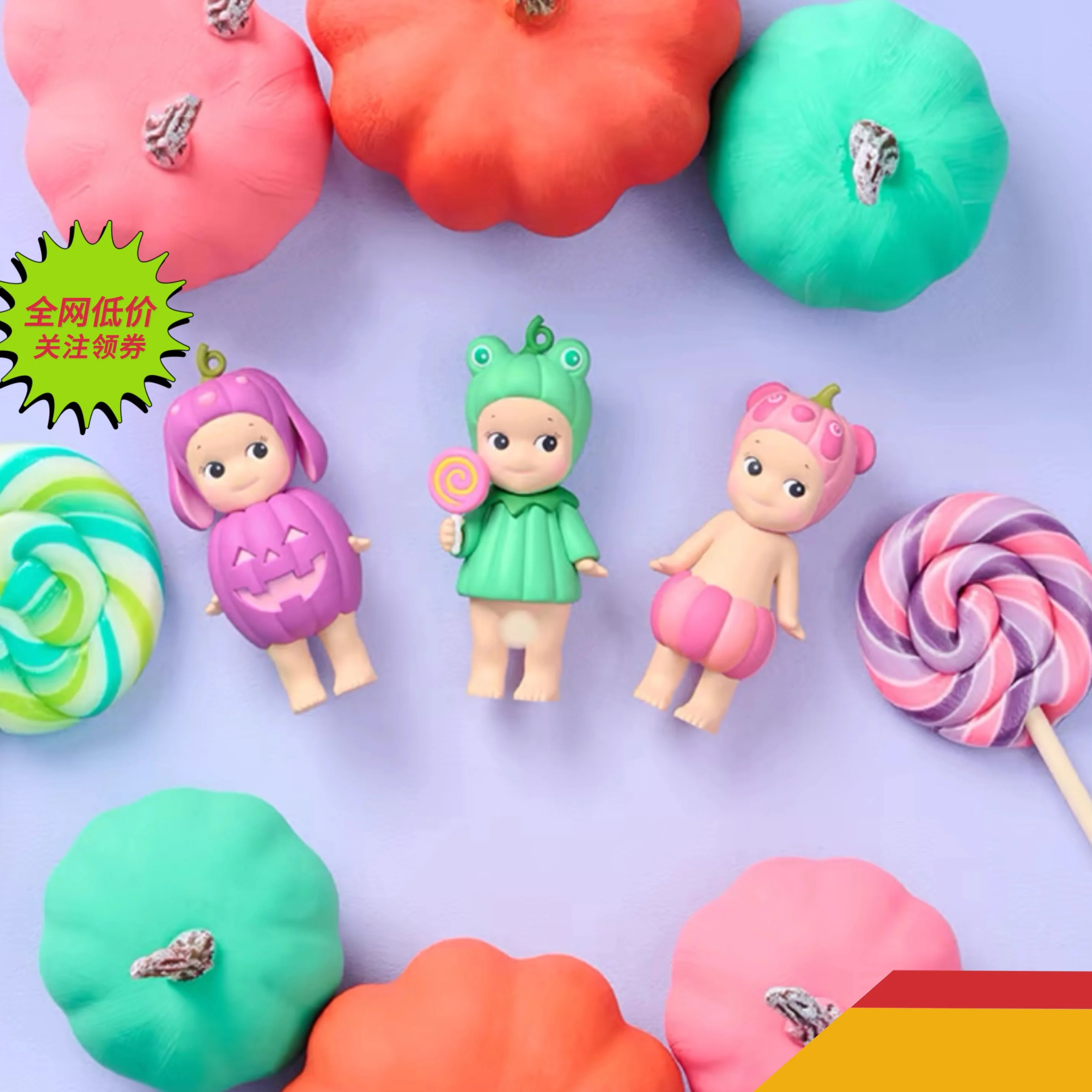 Na Stanie 100% Oryginalny Sonny Angel Pumpkin Patch Series Blind Box Modny Model Kolekcjonerski Ozdoba na Biurko Prezent na Halloween Zabawka