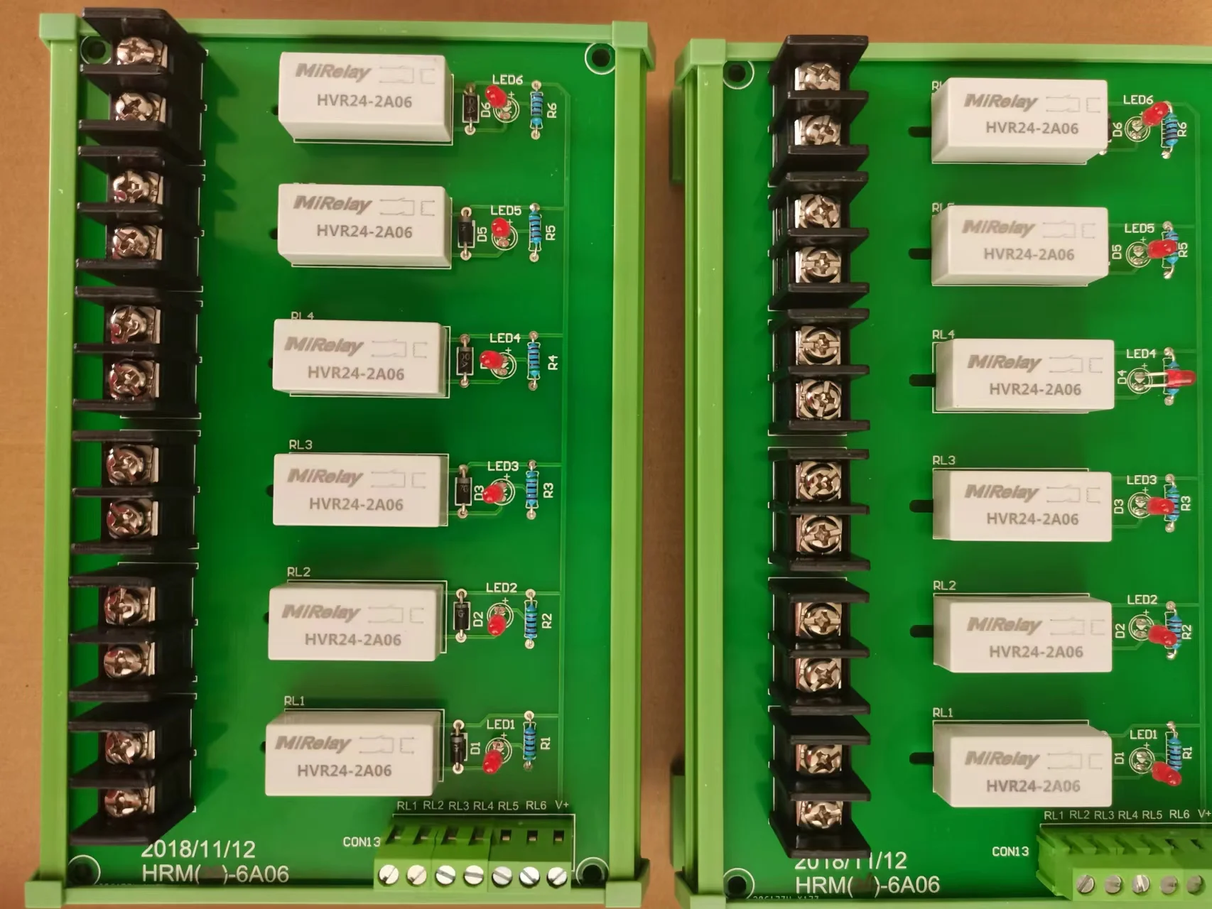 Reed Relay Module, HRM-6A06 24V/12V Full PCB Pin Mount