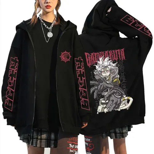 Imagen 1 del producto Sudadera con Capucha y Cremallera con Estampado de Anime Gachiakuta Rudo, Chaqueta Informal Holgada con Cremallera para Hombre y Mujer, Abrigo de Dibujos Animados, Manga, Cosplay, Ropa de Calle