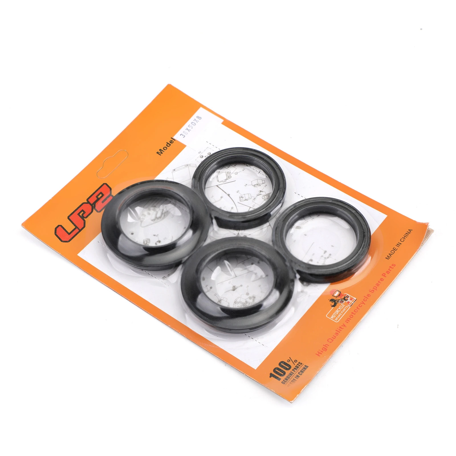 Areyourshop for Kawasaki GPX500R GPX600R GPX750R GPZ900R ZX500 KZ1100 92093-1162 Front Fork Oil Seal Dust Cap Repair Rebuild