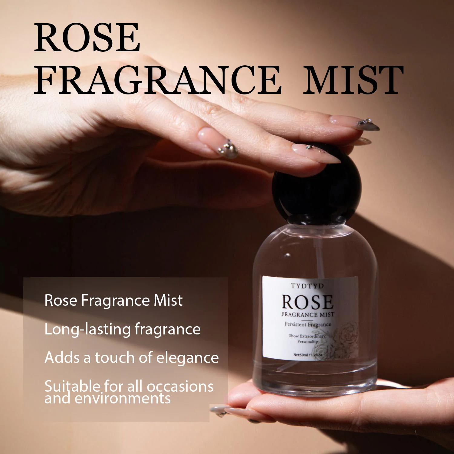 

50ML Rose Fragrance Mist Women's Perfume Rose of No Man's Land Eau De Parfum Spray Long Lasting Fragrance Elegant Aroma