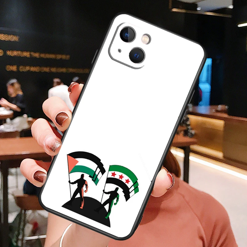 Syrian Revolution Flag Case For iPhone 14 15 16 Pro Max 11 12 13 Mini X XR XS Max 14 Plus Soft Cover