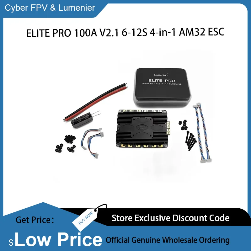 

Lumenier ELITE PRO 100A V2.1 6-12S 4-in-1 BLHELI 32 - 30x30