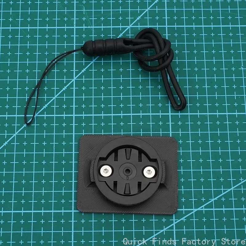 1Set For Garmin/IGPSPORT/Blackbird GPS Bike Computer Bracket Top Tube Adhesive Mount Flexible Base 190mm Safety Lanyard Included