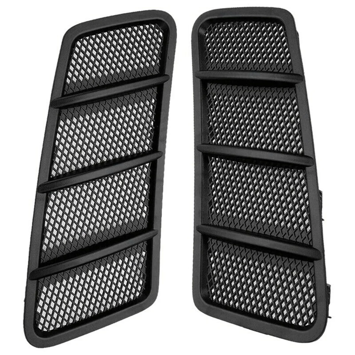

2X Side Hood Air Vent Grille Cover for Mercedes Benz W166 GL GL350 GL450 GL550 ML ML350 ML550 2012-2015 1668800105—L49A