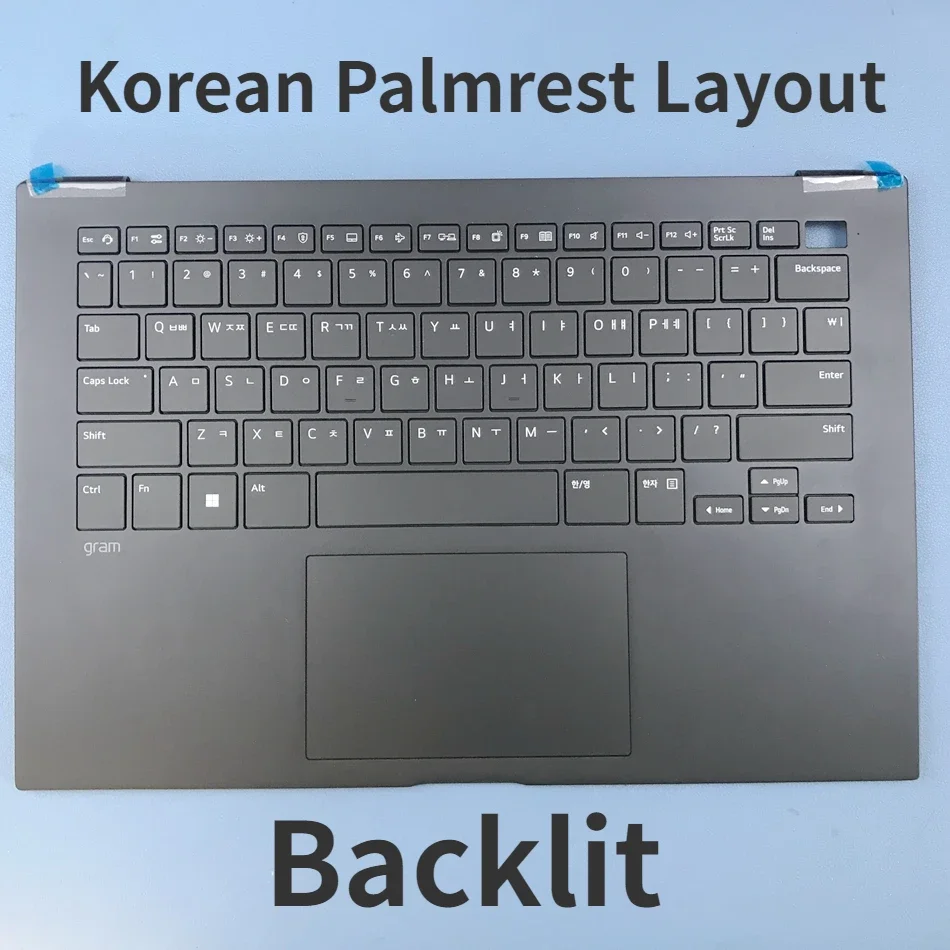 

Korean Backlit Palmrest Keyboard For LG Gram 14 LG gram 14Z90Q 14Z90Q-K 14Z90Q-G 14Z90Q-V Series