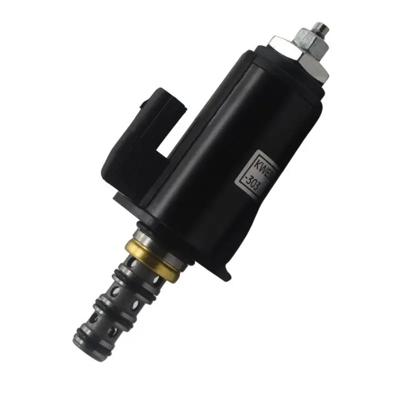 قطع غيار حفارة SK200-6E صمام الملف اللولبي الدوار المتأرجح YB35V00006F1