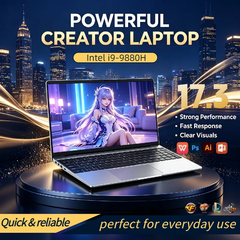 Portátil Gaming Intel i9 17.3 32GB 2TB