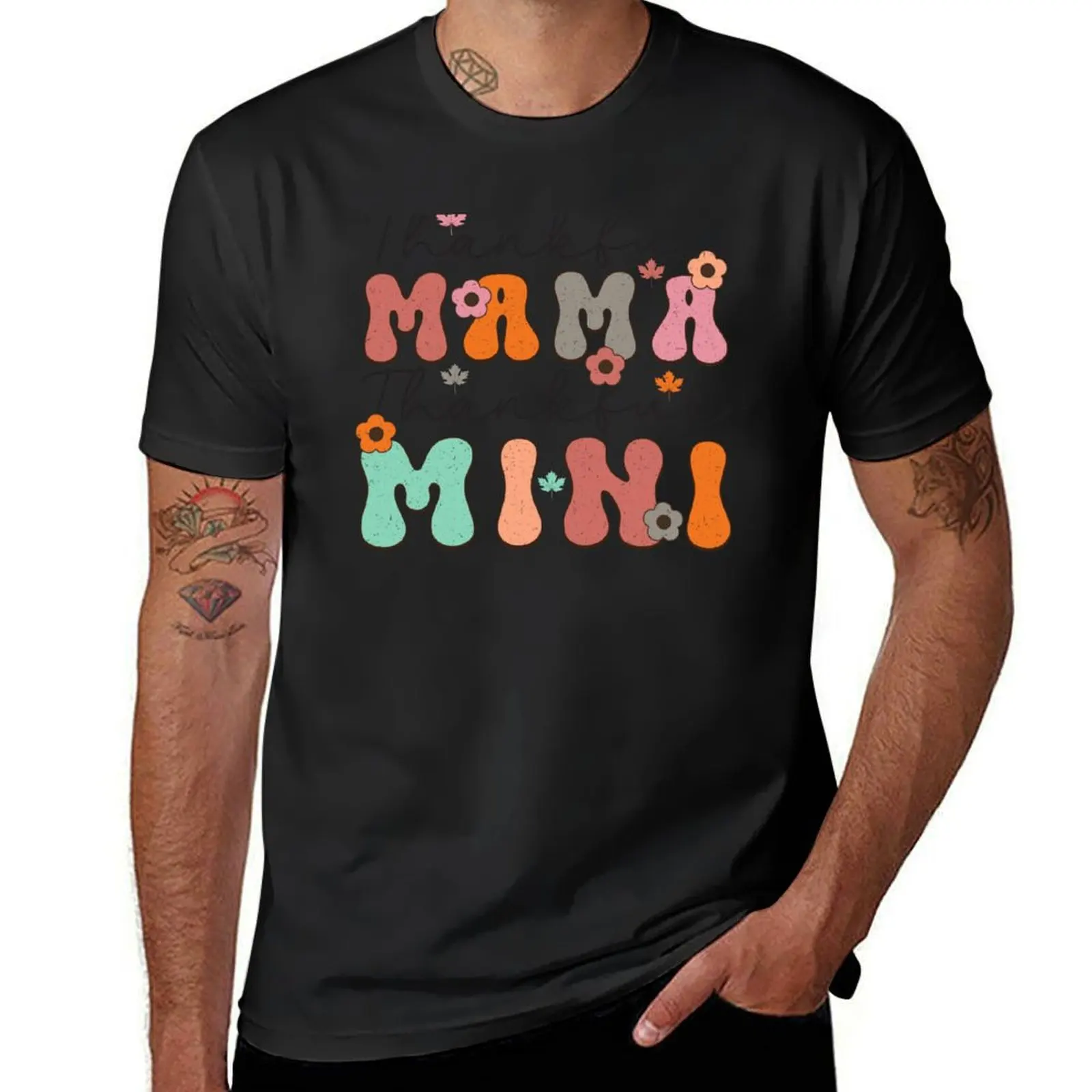 

Thankful Mama Thankful Mini T-Shirt tees vintage mens funny t shirts