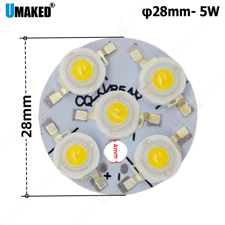 10pc 4W 28mm high power led bead, WW/NW/CW/R/G/B/Y LED chips beads, LED DIY lighting bead, led light source diy lamp source Chip