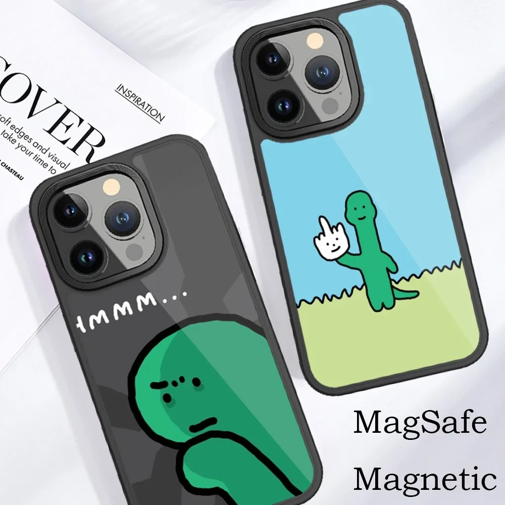 Joguman Studios Cartoon Phone Case For iPhone 15 14 13 12 11 Pro Max Plus Phone Magnetic for Macsafe Cases Cover