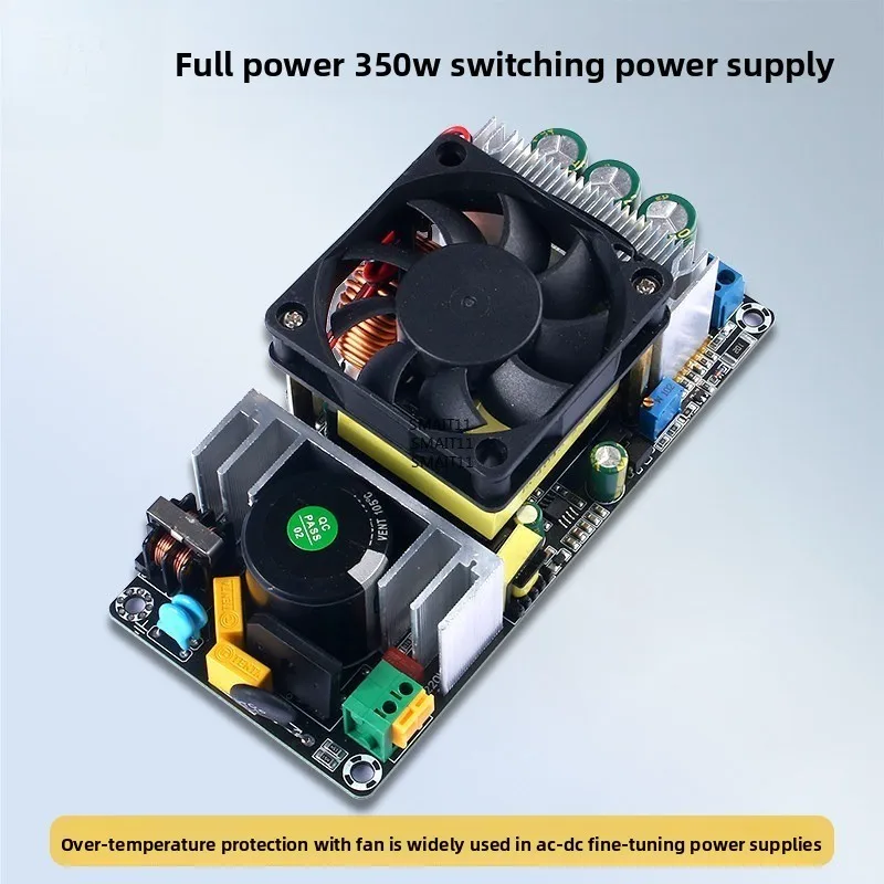 

AC-DC Switching Power Supply Module 220V To 24V36V48V Fine-tunable 350W Power Board with Cooling Fan