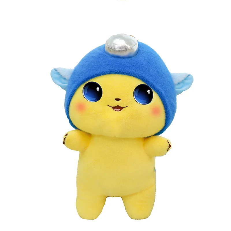 30cm Sanrio Kawaii Pochacco juguete de peluche Pochacco muñecos de peluche pajarita tirantes lindo cachorro juguete niños cumpleaños regalo de Navidad tamaño grande