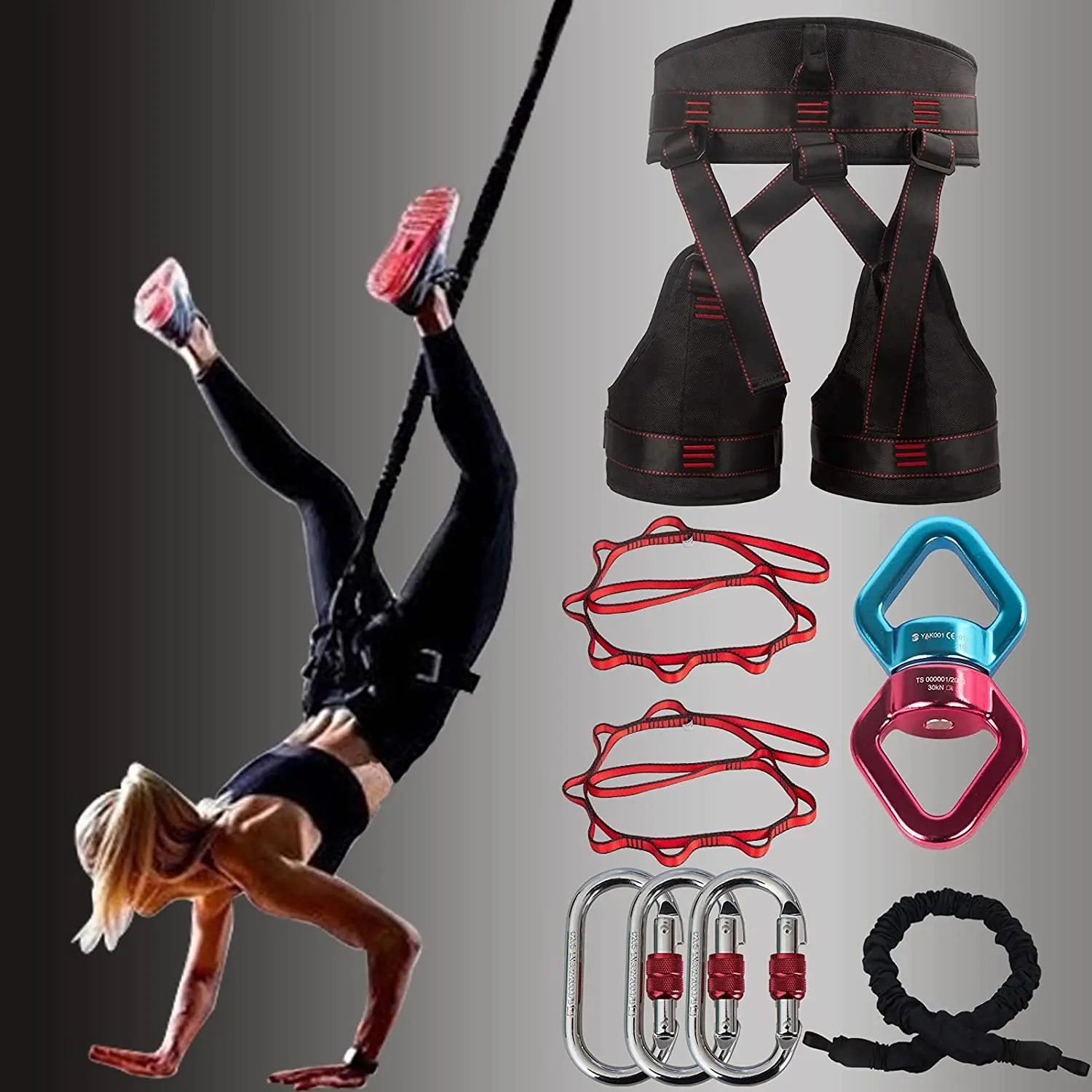 

Yoga Bungee Cord Resistance Belt Set 5D Bungee Dance Rope Fitness Home Gym Professional Training Equipment 50kg 60kg 80kg-140kg