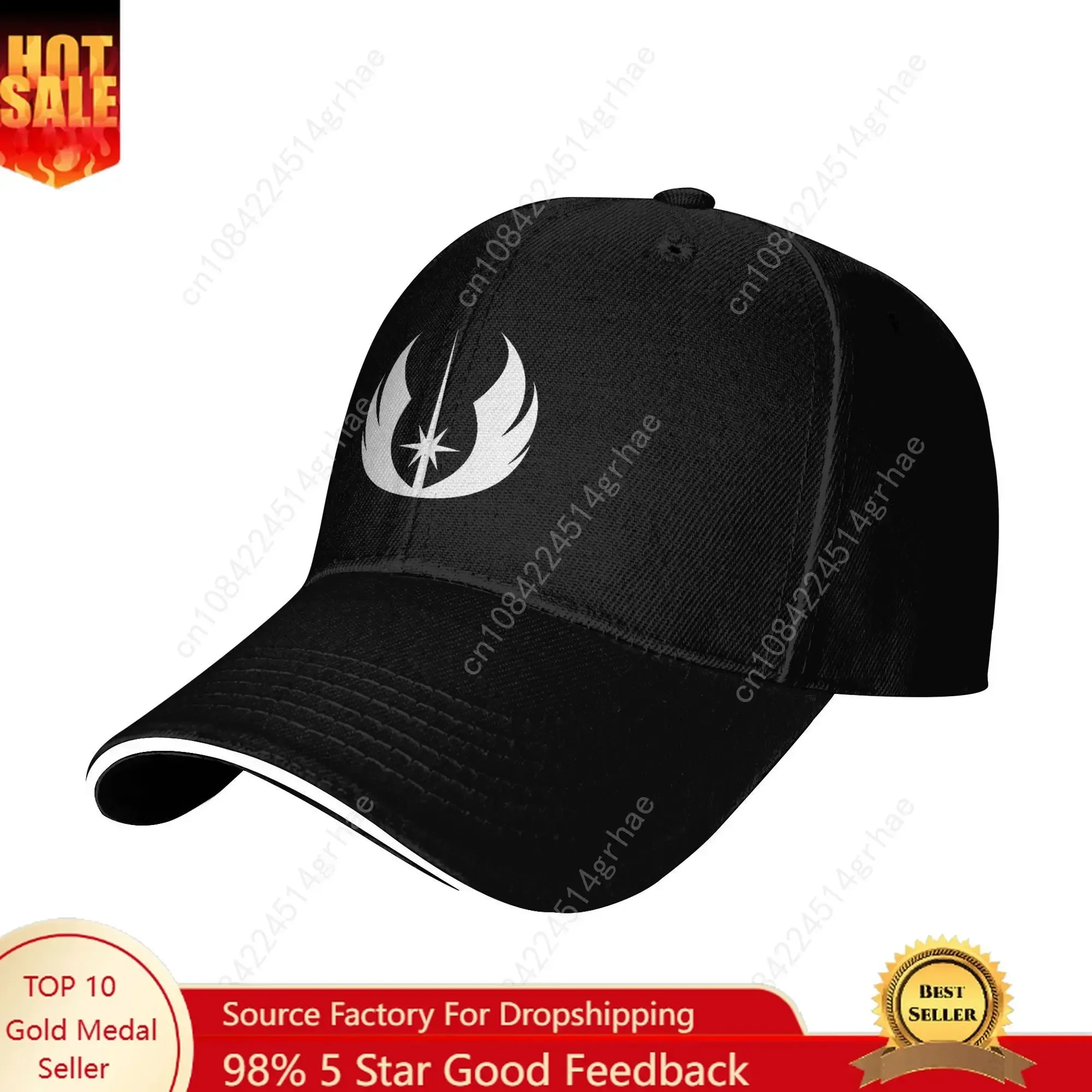 

Jedi Order Baseball Cap The Order Icon W Hiking Fishing Wholesale Trucker Hat Female Male y2k Cute Custom DIY Baseball Caps