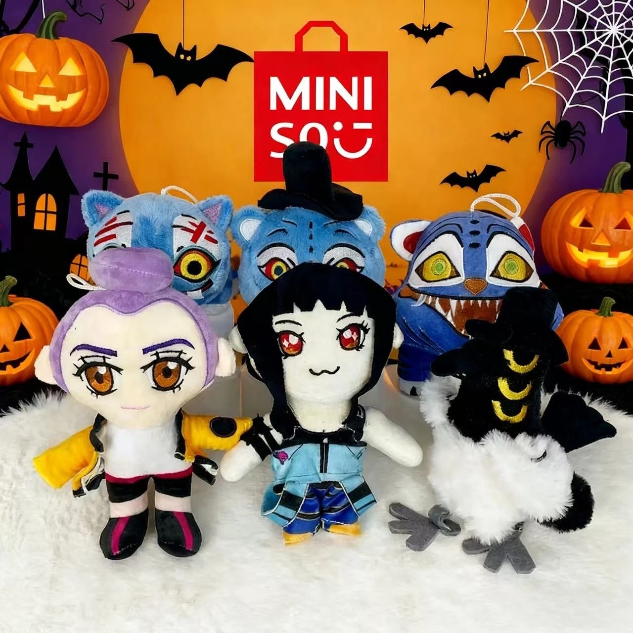 

Popular anime K-pop demon hunter plush doll girl group plush cotton doll toy fan gift party Halloween Christmas decoration