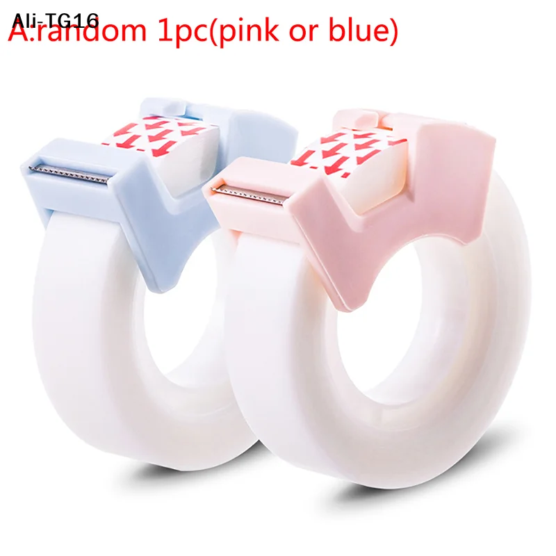 【Wp】1Pc 2026 New Random Color Adhesive Tape With Cutting Tool Writable Invisible Correction Tape School Stationery Supplies