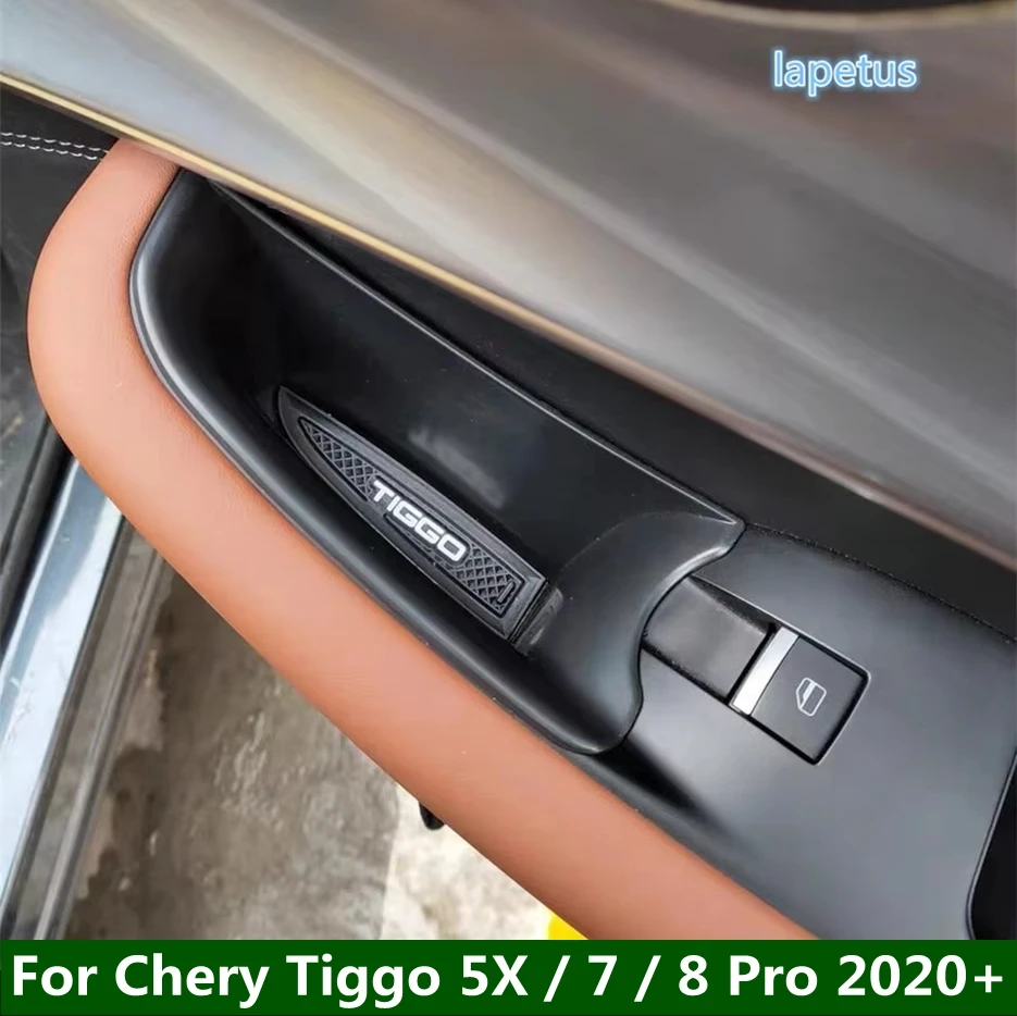 

Front Inner Door Armrest Storage Box Decoration Cover Kit Trim Fit For Chery Tiggo 5X / 7 / 8 Pro 2020 2021 Car Accessories