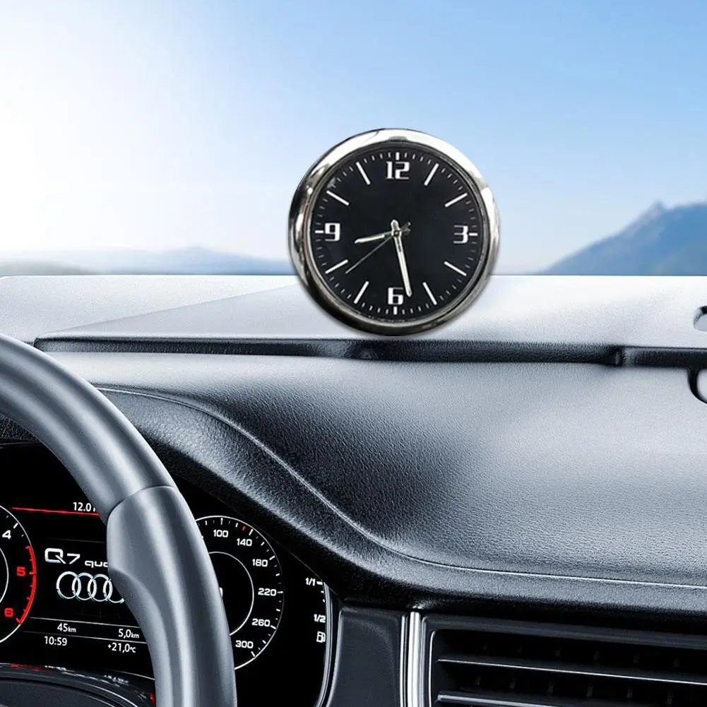 Luminous Car Clock Car Ornament Car Electronic Watch Car Clock Timetable Clock Electronic Clock Quartz Watch Car Clock