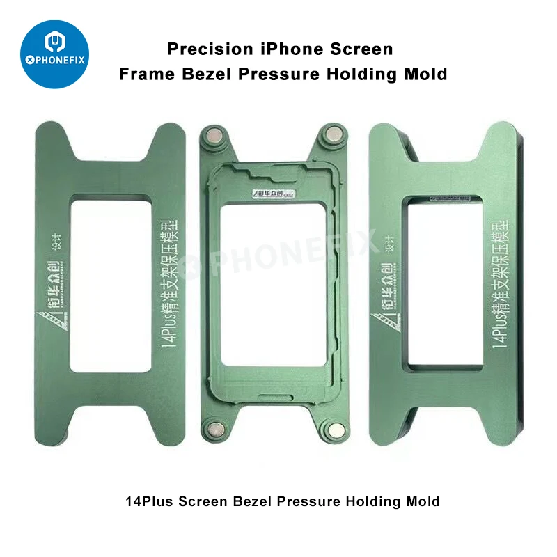 Imagem -05 - Molde de Fixação de Cola para Iphone Lcd Frame Display Screen Pressão Bisel Magnetic Holding Mold Iphone x xs 11 12 13 15 Pro Max